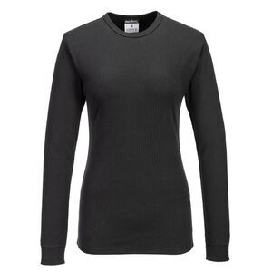 Portwest Womens/Ladies Base Layer Top / Black